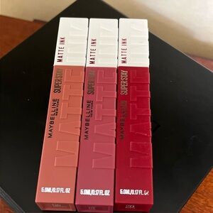 Maybelline superstay matte ink lip color lover seductress pioneer lot new